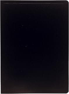 Exacompta 85101E - Carpeta de 100 fundas PVC, A4, color negro