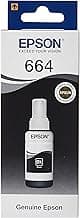 Epson T6641 - Cartucho de tinta para impresoras para Epson L100/L110/L200/L300/L355/L550, color negro