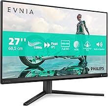 Philips 27M2N3200AM - Monitor Gaming Full HD de 27 Pulgadas, 180 Hz, 1ms GtG, FreeSync Prem., G-Sync Comp. (1920x1080, 2X HDMI, DisplayPort) Negro/Gris