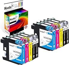 Koala 10-Pack Cartuchos de Tinta Compatible para Brother LC223 LC223XL para DCP-J4120DW DCP-J562DW MFC-J5320DW MFC-J480DW MFC-J680DW MFC-J4620DW MFC-J5620DW MFC-J5625DW (Negro Cian Magenta Amarillo)