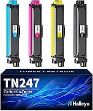 TN247 TN243 Cartucho de Tóner Compatible para Brother TN-243CMYK para Toner Brother DCP-L3550CDW Brother MFC-L3750CDW MFC-L3770CDW MFC-L3710CW HL-L3210CW HL-L3230CDW HL-L3270CDW TN243CMYK, Pack de 4