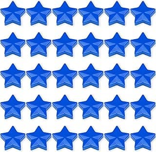 ZDZBLX Imanes Nevera Imanes Potentes, 30 Piezas Iman Imanes Pizarra Magnetica Imanes Pequeños Calendario Nevera Iman, Mini Imanes Decorativos Magnets, para Pizarra Magnetica Nevera (Estrella, Azul)