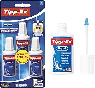 Tipp-Ex Blíster de 3 botes de típex corrector