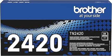 Brother TN2420 Tóner negro de larga duración para las impresoras: HLL2310D, HLL2350DW, HLL2370DN, HLL2375DW, DCPL2510D, DCPL2530DW, DCPL2550DN, MFCL2710DW, MFCL2730DW, MFCL2750DW