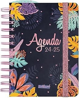 Finocam - Agenda Talkual 8º 2024 2025 Semana Vista Horizontal Septiembre 2024 - Agosto 2025 (12 meses) Wild Español
