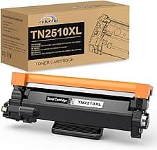 colorfly TN2510XL Tóner de Alta Capacidad 3000 páginas Compatible para Brother HL-L2400DWE,HL-L2445DW,DCP-L2620DW,DCP-L2660DW,DCP-L2665DW,MFC-L2800DW,MFC-L2827DWXL,MFC-L2835DW,MFC-L2860DWE, 1 Negro
