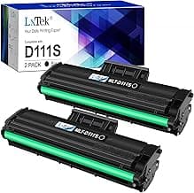 LxTek - Cartucho de tóner Compatible para Samsung MLT-D111S D111S D11L para Xpress M2026 M2026W M2070 M2070W M2020W M2022W M2022 M2020 M2070FW (Negro, 2-Pack)