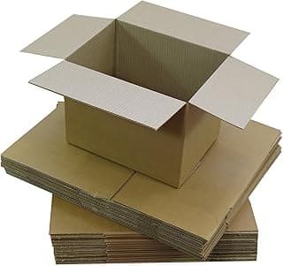 Triplast Cajas de cartón cuboides pequeñas de 229 x 152 x 152 mm de pared simple, 9 x 6 x 6 pulgadas, envío postal, regalo, regalo, cuboide (paquete de 25)