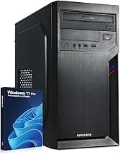 HYPER BYTE® Office Pc - Ordenador con Іntеl Quad Core i7 a 3,9 GHz | 16 GB RAM | Disco Duro SSD de 512 GB | Win 11 Pro | WiFi | Rapido Torre Pc