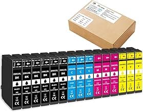 OINKWERE 29XL Cartuchos de Tinta 15 Paquetes Compatibles con Epson 29 XL Tinta para Expression Home XP-342 XP-352 XP-235 XP-245 XP-255 XP-332 XP-335 XP-345 XP-432 XP-435 XP-445 XP-442