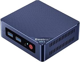 Beelink Mini S12 Mini PC, Intel Alder Lake-N N95 (4C/4T, hasta 3,4GHz) 16GB DDR4 RAM 500GB M.2 2280 SSD, Mini Ordenador de Sobremesa 4K 60Hz Doble HDMI, WiFi5, Bluetooth 4.2, Gigabit Ethernet