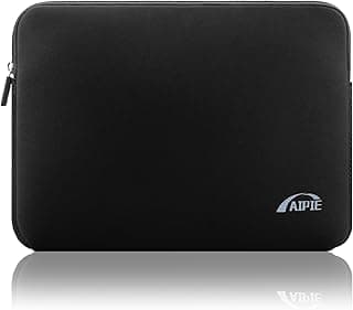 AIPIE Funda Portátil Pulgadas Netbooks Caso Anti-rasguños Antigolpes per Laptop Compatible MacBook, Acer, ASUS, DELL, HP, Lenovo Ordenadores Maletín de Bolsa (16 Pulgadas, Negro)