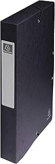 Exacompta 50401E - Carpeta de proyecto con goma, color negro