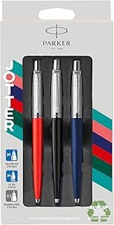 PARKER Set de regalo Jotter Originals Trio Pen | Bolígrafo de punta de bola, bolígrafo de gel y portaminas | Hecho con un 55% de materiales reciclados* | Regalo de graduación perfecto y el colegio
