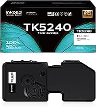 iNKPAD TK-5240 - Cartuchos de tóner compatibles con Kyocera TK5240 para ECOSYS M5526cdw M5526cdn P5026cdw P5026cdn (1 negro, 4000 páginas)