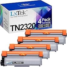 LxTek TN2320 TN2310 Tóner Compatible para Brother TN 2320 TN 2310 TN-2320 TN-2310 para Brother MFC L2700DN MFC-L2700DW MFC-L2720DW MFC-L2740DW DCP-L2500D DCP-L2520DW DCP-L2540DN DCP-L2560DW (4 Pack)