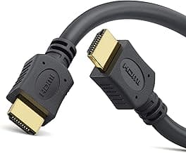 Cable HDMI de alta velocidad con Ethernet (conector dorado, Full HD, 1080 p, 3D, 1,5 m)