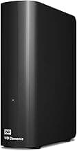 WD Elements 18 TB Disco duro externo de escritorio, Compatibilidad USB 3.0, Plug-and-Play solución para un fácil almacenamiento adicional de tus fotos, música, vídeos y archivos importantes.