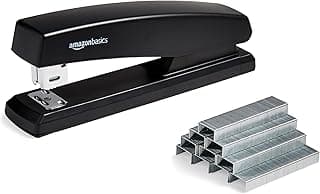 Amazon Basics Grapadora con capacidad 1000 grapas, Negro, 1 unidades