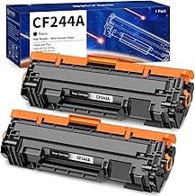 CF244A 44A Cartuchos de Tóner Compatibles para HP 44A CF244A Tóner para HP Laserjet Pro M15a M15w, MFP M28a M28w Impresora (2 Negro)