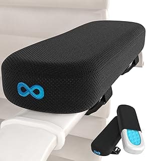 Everlasting Comfort Almohadilla reposabrazos para silla de oficina - Funda de reposabrazos para la oficina - Apoyo para antebrazos (Juego de 2)