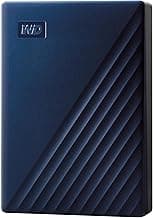 WD 6TB My Passport for Mac, HDD portátil, disco duro externo, USB 3.0, con software para gestión de dispositivos, copia de seguridad y protección de contraseñas, Azul