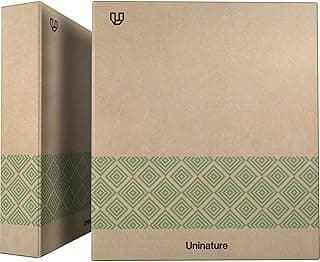 Unipapel | Carpeta Anillas Kraft Reciclado | A4 | Verde | 4 Argollas Mixtas 40mm | Uninature Concept | Certificado FSC