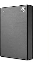 Seagate One Touch 2TB, con protteción de contraseña, disco duro externo portátil, PC, portátil y Mac, USB 3.0, Space Gray, incl. Rescue Services (STKY2000404)