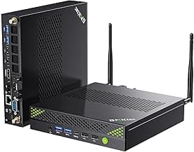 GMKtec Mini estación de Trabajo para PC, Intel Core i9 13900HK (14C/20T) hasta 5.4GHz, Mini computadora 32GB DDR5 RAM 1TB SSD con W-11 Pro, 8 Puertos USB/COM/HDMI/DP para Oficina y Negocios