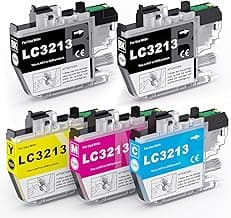 LC3211 LC3213 Cartuchos de Impresora compatibles con Brother LC3213 LC-3213 LC3211 Cartuchos de Impresora para Brother DCP-J572DW DCP-J772DW DCP-J774DW, Brother MFC-J497DW MFC-J491DW MFC-J890DW