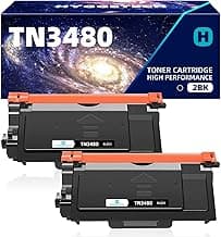 Hyggetech TN3480 2BK Toner Compatible Repuesto para Brother TN3480 TN3430 TN-3480 TN-3430 Toner para Brother HL-L5100DN MFC-L5750DW HL-L5200DW MFC-L5700DW HL-L6400DW HL-L5000D HL-L5200DWT