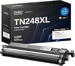 TN248XL TN-248 Toner Compatible para Brother TN248 TN248BK TN248XL Compatible con Brother DCP-L3520CDWE MFC-L3740CDW HL-L3240CDW DCP-L3560CDW MFC-L8390CDW HL-L3220CW DCP-L3520CDW MFC-L3740CDW(1 Negro)