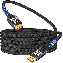 lalasis Cable HDMI 3m 8K,cable HDMI 2.1 ultra alta velocidad 48Gbps,cable HDMI 8K@60Hz/4K@144Hz compatible con HDR10,eARC,3D,HDCP 2.2y2.3,PS5/4,Xbox,HDTV,reproductor de Blu-ray,monitor y portátil