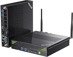 GMKtec K10 Mini PC Workstation, Intel Core i9-13900HK (14N/20H, hasta 5,4 GHz), Mini PC con 64GB DDR5 y 1TB SSD, Quad-Pantalla, 8× Puertos USB/COM/HDMI/DP para Oficina y Negocios