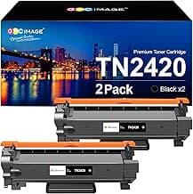 GPC IMAGE TN2420 Cartuchos de Tóner Compatible para Brother TN2420 TN-2420 TN2410 TN-2410 para DCP L2510D L2530DW L2550DN HL L2310D L2350DW L2370DN L2375DW MFC L2710DN L2710DW L2730DW L2750DW, 2 Pack