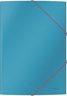 Leitz 3 FlapFolder Cosy - Cartulina (tamaño A4), color azul