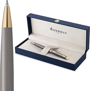 Waterman Bolígrafo roller Hémisphère | La Edición Discreta | Gris piedra | punta fina ya tinta negra | estuche de regalo