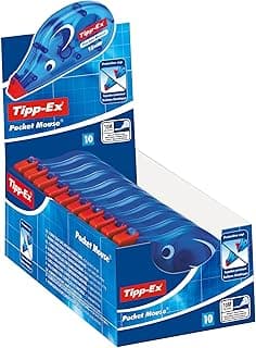 Pack de 10 Tipp-Ex – Corrector cinta blanco Tippex