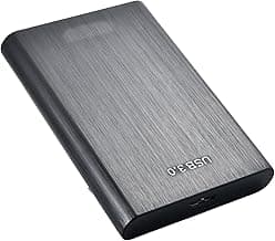 Disco duro externo de 2 TB, unidad de estado sólido portátil, disco duro externo portátil de 2 TB USB 3.1 tipo C para Mac, escritorio, PC, portátil (2 TB negro)