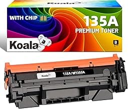 Koala 135A 135X (con Chip) Toner Negro Compatible Tóner Reemplazo para 135A W1350A para HP Laserjet MFP M234dw Laserjet MFP M234dwn M234sdw M234sdn M209dw M209dwn M209 (No con HP+, 1-Paquete)