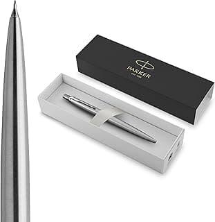 Parker Jotter Portaminas | HB de 0,5mm | acero inoxidable con adorno cromado | en estuche de regalo