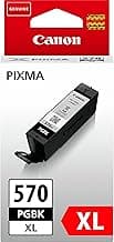 Canon PGI-570XL Cartucho de Tinta BK para Impresora de Inyeccion Pixma MG5750/51/52/53-MG6850/51/52/53-MG7750/51/52/53TS5050/51/53/55-TS 6050/51/52TS8050/51/52/53-TS 9050/55