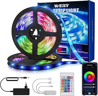 Weily 15M Rgb Tiras Led Multicolor Control Remoto Tiras Led