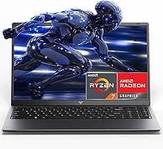 ACEMAGIC Ordenador Portátil AMD Ryzen 7 5700U, hasta 4,3 GHz,16 GB RAM DDR4*2 512 GB SSD NVME PCIE3.0 Portatil 15,6" FHD Notebook 8-Núcleos,WiFi 6,BT5.2,HDMI,Type C,Laptops
