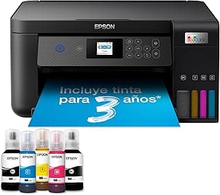 Impresora multifunción EcoTank ET-2850 A4 con depósito de tinta, conexión Wi-Fi y hasta 3 años de tinta incluida