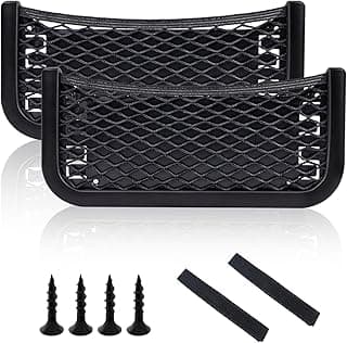 Bolsa de Red para Maletero Coche,2 Piezas Bolsa de Malla Elástica para Organizador Universal,Multifuncional Organizador para Almacenamiento para Maletero para Teléfonos Cargar