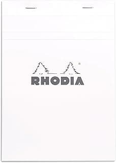 Rhodia 16201 C cabeza grapados Pad, A5, color blanco