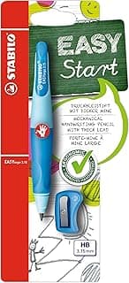 STABILO Portaminas ergonómico EASYergo START - Cuerpo azul - Modelo para DIESTROS