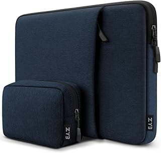 ZYB Funda Ordenador PC Portatil 13-13.5 Pulgadas,Funda para MacBook Air 13 13.6 M4 M3 M2 M1 2025 2024 2023-2012, 2021-2025 MacBook Pro 14/13 M4 M3 M2 M1, 13.5" Surface Laptop Huawei HP etc-Azul