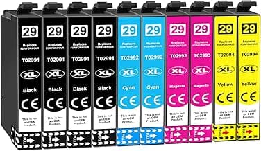 29XL Cartuchos de Tinta Compatible con Epson 29XL 29 XL Expression Home XP-342 XP-235 XP-245 XP-247 XP-335 XP-345 XP-355 XP-332 XP-455 XP-432 XP-435 XP-255 XP-257